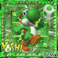Yoshi - GIF animé gratuit