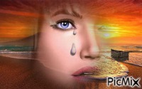 femme qui pleure - PNG gratuit