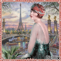 Art Deco Woman in Paris