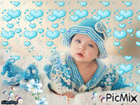 Beautiful baby geanimeerde GIF