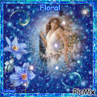 Floral GIF animé