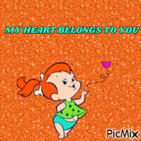 Pebbles - My Heart Belongs To You animirani GIF