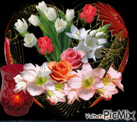 Flores анимиран GIF