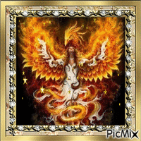 Phoenix - GIF animasi gratis