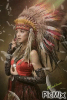 Native American - GIF animado grátis