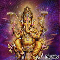 SHREE Ganesha animoitu GIF