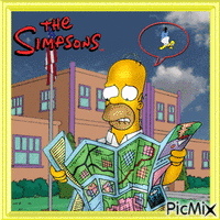 Homer Simpson - Gratis animerad GIF
