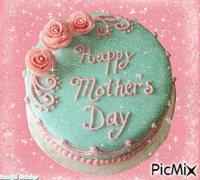 Happy Mother's Day Cake - Ingyenes animált GIF
