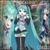 Concours : Vocaloid Miku Hatsune - Ingyenes animált GIF