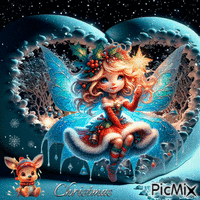 Christmas fairy - GIF animé gratuit