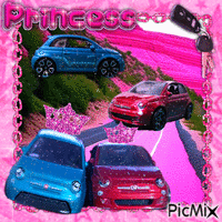 hot wheels princess GIF animé