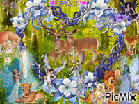 la forêt féerique ma création a partager sylvie - 無料のアニメーション GIF