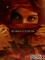 My desire is to kill you - Bezmaksas animēts GIF