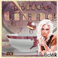 Coffee time анимирани ГИФ