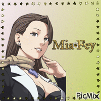 Mia Fey - GIF animé gratuit