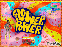 Flower Power GIF animado