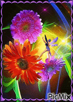 В волшебной стране цветов. - Free animated GIF