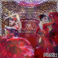 flamenco - Nemokamas animacinis gif