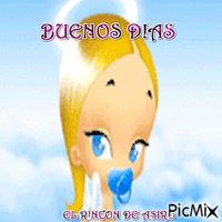 BUENOS DIAS animovaný GIF