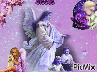 anges violet ma création Sylvie