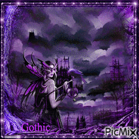 Lila Gothic - GIF animate gratis
