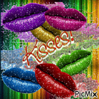 Kisses анимиран GIF
