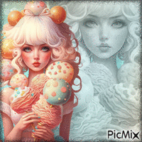 candy girl 动画 GIF