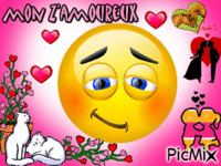 Amoureux - Bezmaksas animēts GIF