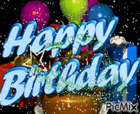 happy birthday-2 - GIF animé gratuit