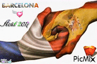 Barcelone 2017 animovaný GIF
