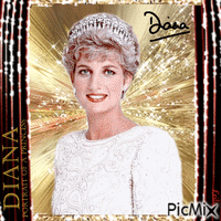 Princess Diana - Darmowy animowany GIF