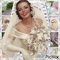 Portrait d' une mariée - Bezmaksas animēts GIF