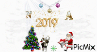 عيد السنة الجديدة - GIF animasi gratis