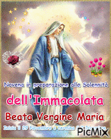 Beata Vergine Maria Immacolata - Darmowy animowany GIF