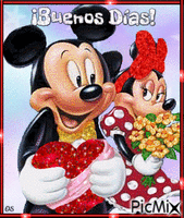 Micky and Minnie Animated GIF