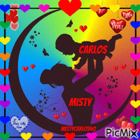 I Love My Son Carlos With All My Heart анимированный гифка