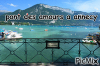pont des amours a annecy - GIF animado grátis