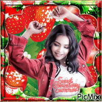 Sweet Strawberry Time 动画 GIF