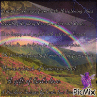 A Rainbow Emerges Poem