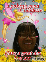 Looking good Claudette Great day - GIF animado gratis