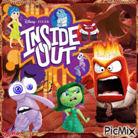Disney Pixar Inside Out - Colère Animiertes GIF