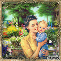 A mother's love... - GIF animado gratis