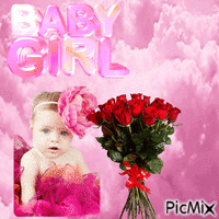 Baby girl - Gratis animerad GIF