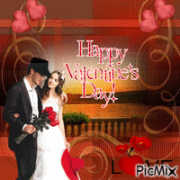 happy valentines day - 免费动画 GIF