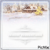 Winter WonderlanD - GIF animé gratuit