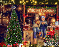 Christmas chocolate アニメーションGIF