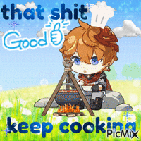 keep cooking GIF animé