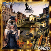 Last days of the Venetian carnival... Animiertes GIF