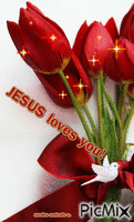 jesus is love - Безплатен анимиран GIF