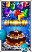 happy birthday animovaný GIF